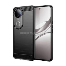 Gigapack Szilikon telefonvédő (ütésállóság, légpárnás sarok, szálcsiszolt, karbon minta) FEKETE (GP-171617) tok és táska