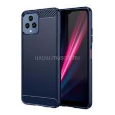 Gigapack Szilikon telefonvédő (ütésállóság, légpárnás sarok, szálcsiszolt, karbon minta) SÖTÉTKÉK (GP-133070) tok és táska