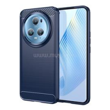 Gigapack Szilikon telefonvédő (ütésállóság, légpárnás sarok, szálcsiszolt, karbon minta) SÖTÉTKÉK (GP-139470) tok és táska