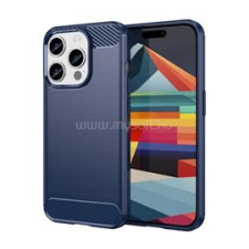 Gigapack Szilikon telefonvédő (ütésállóság, légpárnás sarok, szálcsiszolt, karbon minta) SÖTÉTKÉK (GP-144946) tok és táska