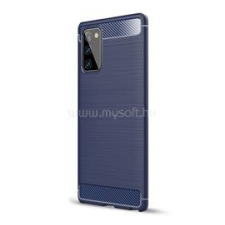 Gigapack Szilikon telefonvédő (ütésállóság, légpárnás sarok, szálcsiszolt, karbon minta) SÖTÉTKÉK (GP-99237) tok és táska