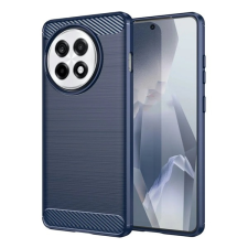 Gigapack Szilikon telefonvédő (ütésállóság, légpárnás sarok, szálcsiszolt, karbon minta) SÖTÉTKÉK OnePlus 13R 5G tok és táska