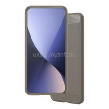 Gigapack Szilikon telefonvédő (ütésállóság, légpárnás sarok, szálcsiszolt, karbon minta) SZÜRKE (GP-82624) tok és táska
