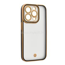 Gigapack Szilikon telefonvédő (ütésállóság, matt, műanyag hátlap, kameravédő) ARANY/FEKETE (GP-177573) tok és táska