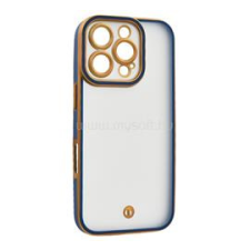 Gigapack Szilikon telefonvédő (ütésállóság, matt, műanyag hátlap, kameravédő) ARANY/SÖTÉTKÉK (GP-177612) tok és táska