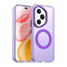 Gigapack Szilikon telefonvédő (ütésállóság, műanyag hátlap, kameravédő, MagSafe) LILA (GP-171947) tok és táska