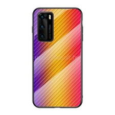 Gigapack Szilikon telefonvédő (ütésállóság, üveg hátlap, karbon minta) CITROMSÁRGA (GP-96191) tok és táska