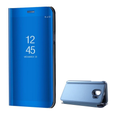 Gigapack Tok álló (aktív FLIP, oldalra nyíló, asztali tartó funkció, tükrös felület, Mirror View Case) KÉK [Samsung Galaxy J4 (2018) SM-J400F] tok és táska