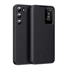 Gigapack Tok álló (aktív flip, oldalra nyíló, smart view cover) fekete tok és táska