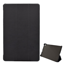 Gigapack Tok álló, bőr hatású (aktív FLIP, oldalra nyíló, TRIFOLD asztali tartó funkció) FEKETE [Samsung Galaxy Tab S6 Lite 10.4 LTE (SM-P619) 2022] (5996591042237) tablet tok