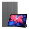 Gigapack Tok álló, bőr hatású (aktív FLIP, oldalra nyíló, TRIFOLD asztali tartó funkció) SZÜRKE [Lenovo Tab P11 (TB-J606F)] (5996591024547)