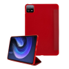 Gigapack Tok álló, bőr hatású (aktív FLIP, oldalra nyíló, TRIFOLD, asztali tartó) PIROS Xiaomi Pad 6
