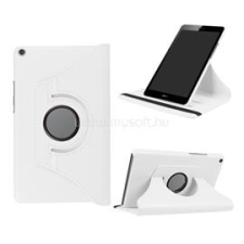 Gigapack Tok álló, bőr hatású (FLIP, asztali tartó, 360°) FEHÉR (GP-71053) tok és táska