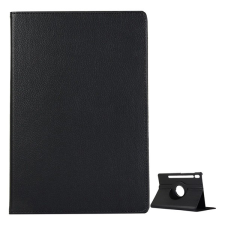 Gigapack Tok álló, bőr hatású (FLIP, asztali tartó funkció, 360°-ban forgatható) FEKETE [Samsung Galaxy Tab S6 10.5 LTE (SM-T865)] (5996457907229) tablet tok