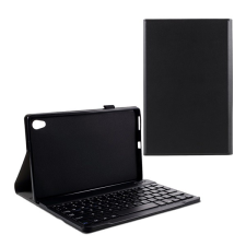Gigapack Tok álló, bőr hatású (FLIP, bluetooth billentyűzet, asztali tartó funkció) FEKETE [Lenovo Tab M10 HD (TB-X306F)] (5996591038254) tablet tok
