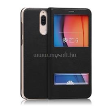 Gigapack Tok álló, bőr hatású (FLIP, oldalra nyíló, ablakos) FEKETE (GP-73494) tok és táska