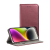 Gigapack Tok álló, bőr hatású (FLIP, oldalra nyíló, asztali tartó) BURGUNDY Xiaomi Poco X7 / Redmi Note 14 Pro 5G " csomagolás" (GP-167223) (GP-167223)