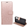 Gigapack Tok álló, bőr hatású (FLIP, oldalra nyíló, asztali tartó funkció, csuklópánt, mandala minta) ROZÉARANY Samsung Galaxy S22 5G (SM-S901)