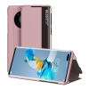 Gigapack Tok álló, bőr hatású (FLIP, oldalra nyíló, asztali tartó funkció, hívószámkijelzés, View Window) RÓZSASZÍN Huawei Mate 40 Pro