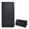 Gigapack Tok álló, bőr hatású (FLIP, oldalra nyíló, asztali tartó funkció, rombusz minta) FEKETE Huawei P10 Lite