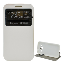 Gigapack Tok álló, bőr hatású (FLIP, oldalra nyíló, asztali tartó funkció, S-View Cover) FEHÉR Samsung Galaxy Core Prime (SM-G360), Samsung Galaxy Core Prime LTE (SM-G361) tok és táska