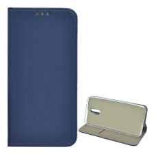 Gigapack Tok álló, bőr hatású (FLIP, oldalra nyíló, asztali tartó funkció) SÖTÉTKÉK [Nokia 2.3] (5996457981748) tok és táska