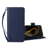 Gigapack Tok álló, bőr hatású (FLIP, oldalra nyíló, asztali tartó, prémium + kézpánt) SÖTÉTKÉK TCL 501 4G "Gigapack csomagolás" (GP-160450) (GP-160450)