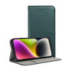 Gigapack Tok álló, bőr hatású (FLIP, oldalra nyíló, asztali tartó) SÖTÉTZÖLD Samsung Galaxy S24 FE (SM-S721) " csomagolás" (GP-161678) (GP-161678)