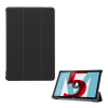 Gigapack Tok álló, bőr hatású (FLIP, oldalra nyíló, TRIFOLD asztali tartó funkció) FEKETE [Huawei MediaPad M5 10.8 WIFI] (5996457762361) - Tablet tok