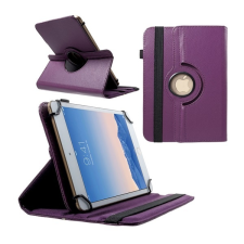 Gigapack Tok álló, bőr hatású (univerzális, FLIP, asztali tartó funkció, 360°-ban forgatható, 9-10&quot; méret, ceruzatartó) LILA Vodafone Tab Speed 6 (VF1397), Lenovo Tab 2 A10-30 (TB2-X30F), Sams tablet tok