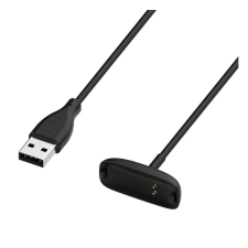 Gigapack Töltőkábel USB (mágneses, 100cm) FEKETE Fitbit Inspire 2, Fitbit Ace 3 okosóra kellék