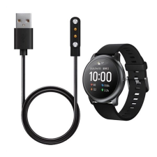 Gigapack Töltőkábel USB (mágneses, 100cm) FEKETE Haylou LS05s, Solar okosóra kellék