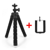 Gigapack Tripod állvány (univerzális, állítható, 360°-ban forgatható, 17.5 cm, hajlítható láb) FEKETE HTC Wildfire (Desire mini, A3333), HTC Desire HD (Ace, A9191), Ericsson XPERIA Neo (MT15i), HTC