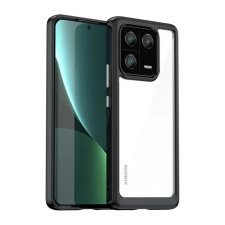 Gigapack Xiaomi 13 Pro szilikon telefonvédő (ütésállóság, átlátszó hátlap) fekete tok és táska