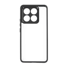 Gigapack Xiaomi 14T szilikon telefonvédő (ütésállóság, átlátszó hátlap) fekete tok és táska