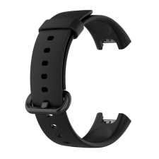 Gigapack Xiaomi Mi Watch Lite pótszíj (egyedi méret, szilikon, állítható) fekete okosóra kellék