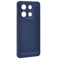 Gigapack Xiaomi Poco X6 légáteresztő, lyukacsos műanyag tok sötétkék (GP-154119) (GP-154119) tok és táska