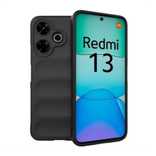 Gigapack Xiaomi Redmi 13 szilikon telefonvédő (ütésállóság, kameravédő, 3d) fekete tok és táska