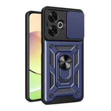 Gigapack Xiaomi Redmi 13C 5G defender szilikon telefonvédő (ütésállóság, tartógyűrű, kameravédő) sötétkék tok és táska