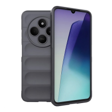 Gigapack Xiaomi Redmi 14C 4G szilikon telefonvédő (ütésállóság, kameravédő, 3d) sötétszürke tok és táska