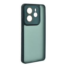 Gigapack Xiaomi Redmi Note 14 4G szilikon telefonvédő (ütésállóság, akril hátlap, kameravédő) sötétzöld tok és táska