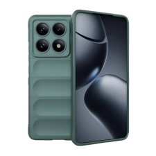 Gigapack Xiaomi Redmi Note 14 Pro 5G szilikon telefonvédő (ütésállóság, kameravédő, 3d) sötétzöld tok és táska