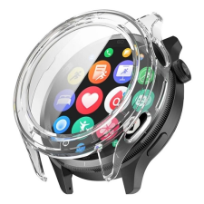 Gigapack Xiaomi Watch S4 műanyag keret (bumper, ütésállóság + kijelzővédő üveg) átlátszó okosóra kellék