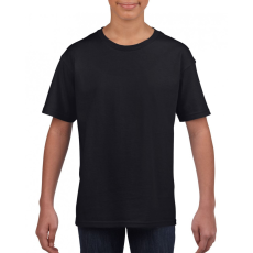 GILDAN Csomag akciós póló (min. 3 db) Gyerek póló Gildan GIB64000 Softstyle Youth T-Shirt -S, Black