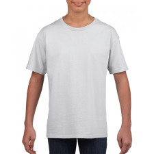 GILDAN Csomag akciós póló (min. 3 db) Gyerek póló Gildan GIB64000 Softstyle Youth T-Shirt -S, White gyerek póló