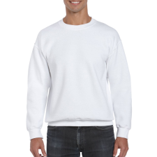 GILDAN Dryblend® felnőtt környakú pulóver (white, S) munkaruha