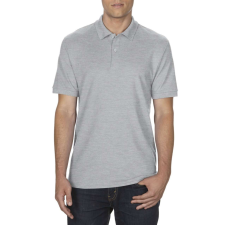 GILDAN DryBlend férfi galléros póló dupla piké anyagból, Gildan GI75800, RS Sport Grey-XL férfi póló