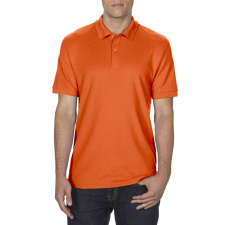 GILDAN dryblend GI75800, dupla piké férfi galléros póló, Orange-3XL férfi póló