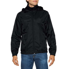 GILDAN Dzseki (Gildan Hammer) unisex kapucnis állítható derék, black, 2XL
