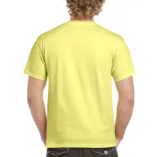 GILDAN Előmosott kerek nyakkivágásu ultra póló, Gildan GI2000, Cornsilk-2XL férfi póló